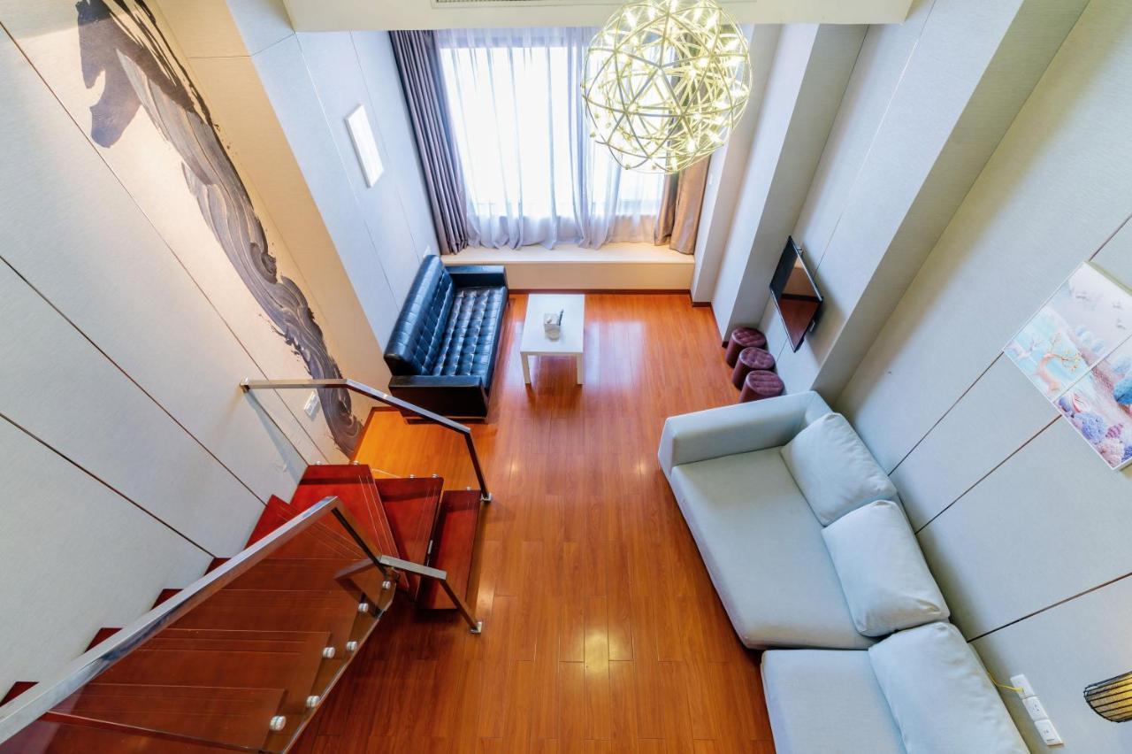 April Fair Duplex Apartment Guangzhou South Railway Station Ao Yuan Yue Shi Dai Branch Exterior foto